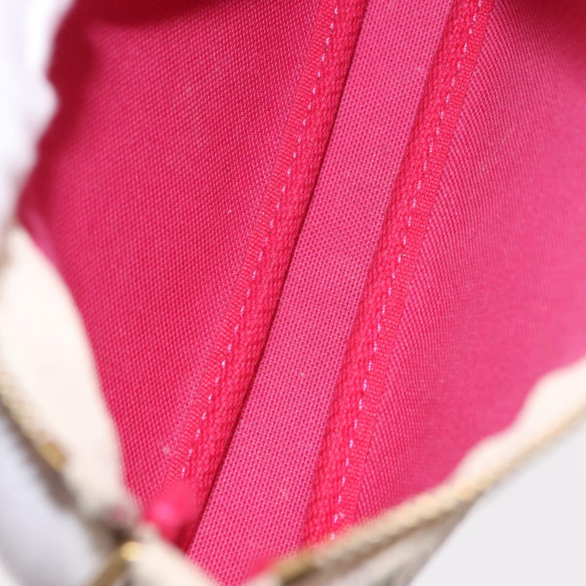 LOUIS VUITTON Damier Azur Vivienne Mini Pochette Accessoires N60487 Auth 188812SAM