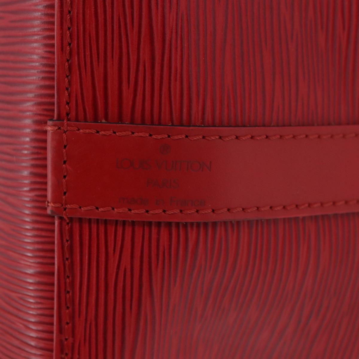 LOUIS VUITTON Epi Petit Noe Shoulder Bag Red M44107 LV Auth 188820