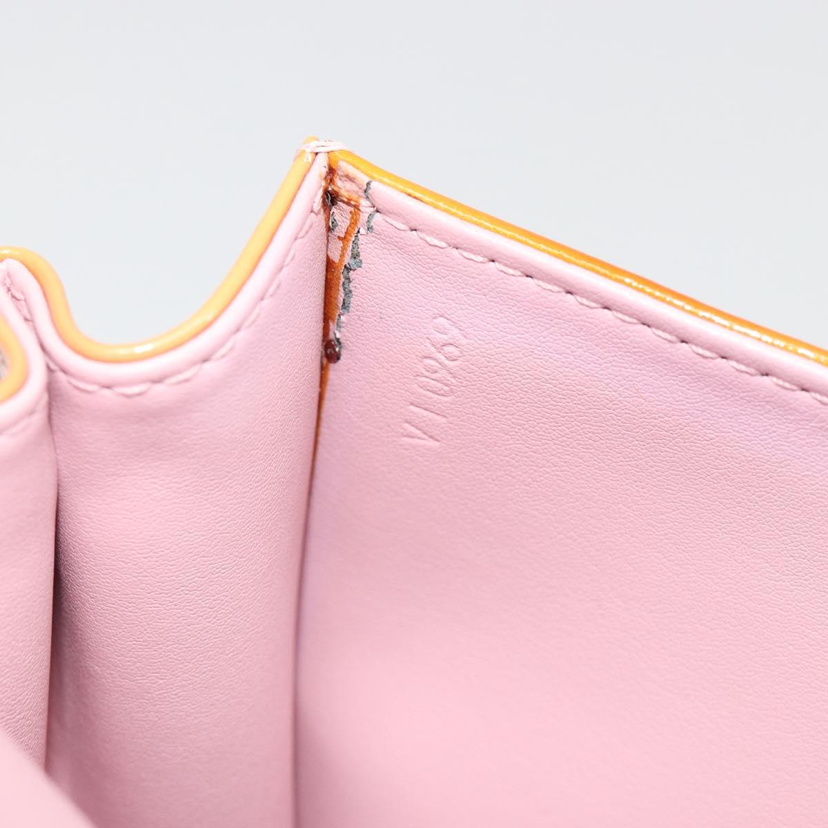 LOUIS VUITTON Monogram Vernis Spring Street Hand Bag Pink M91033 LV Auth 188824