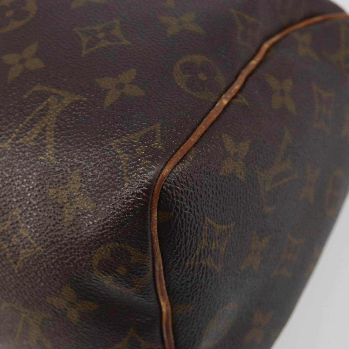 LOUIS VUITTON Monogram Speedy 25 Hand Bag M41528 LV Auth 188826