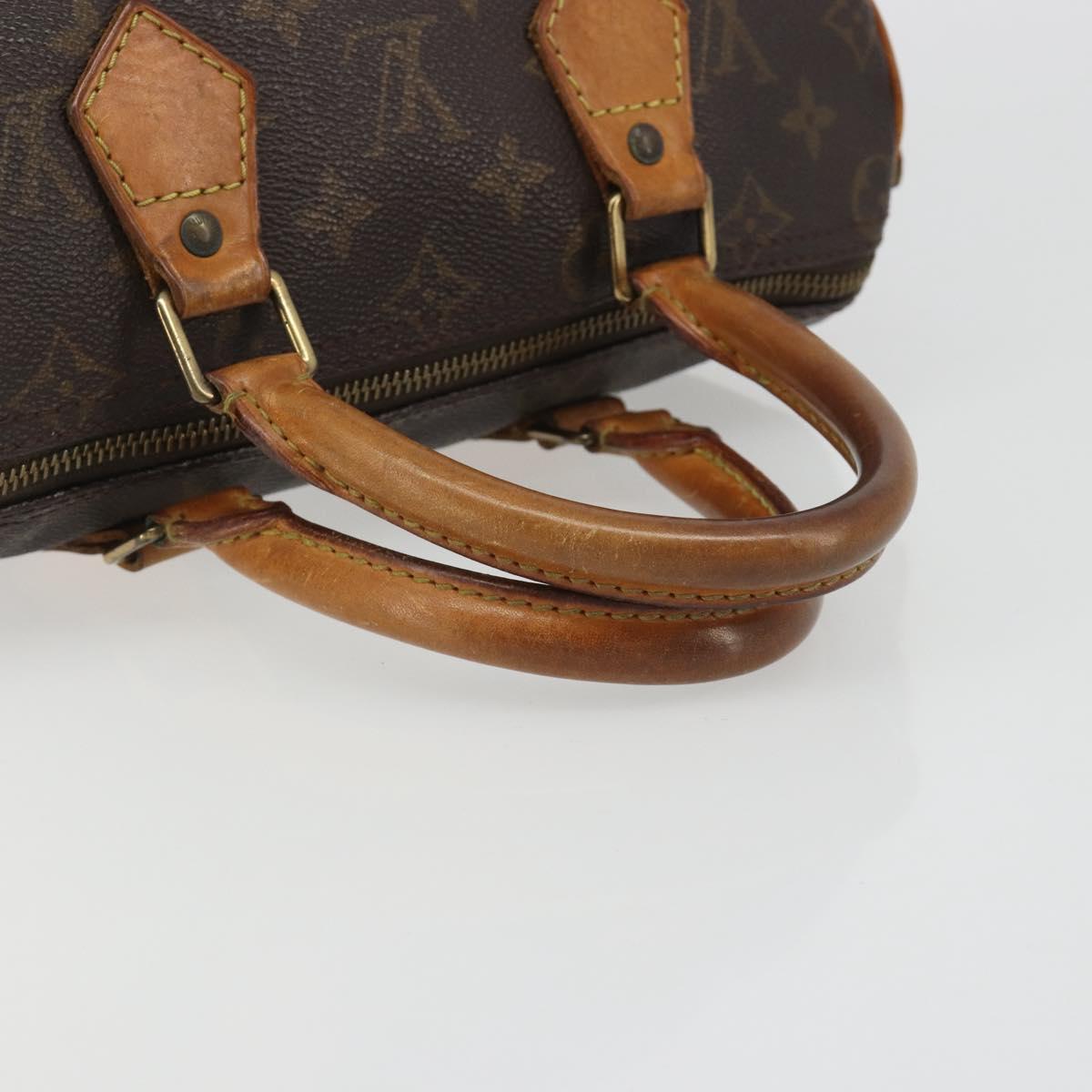 LOUIS VUITTON Monogram Speedy 25 Hand Bag M41528 LV Auth 188826