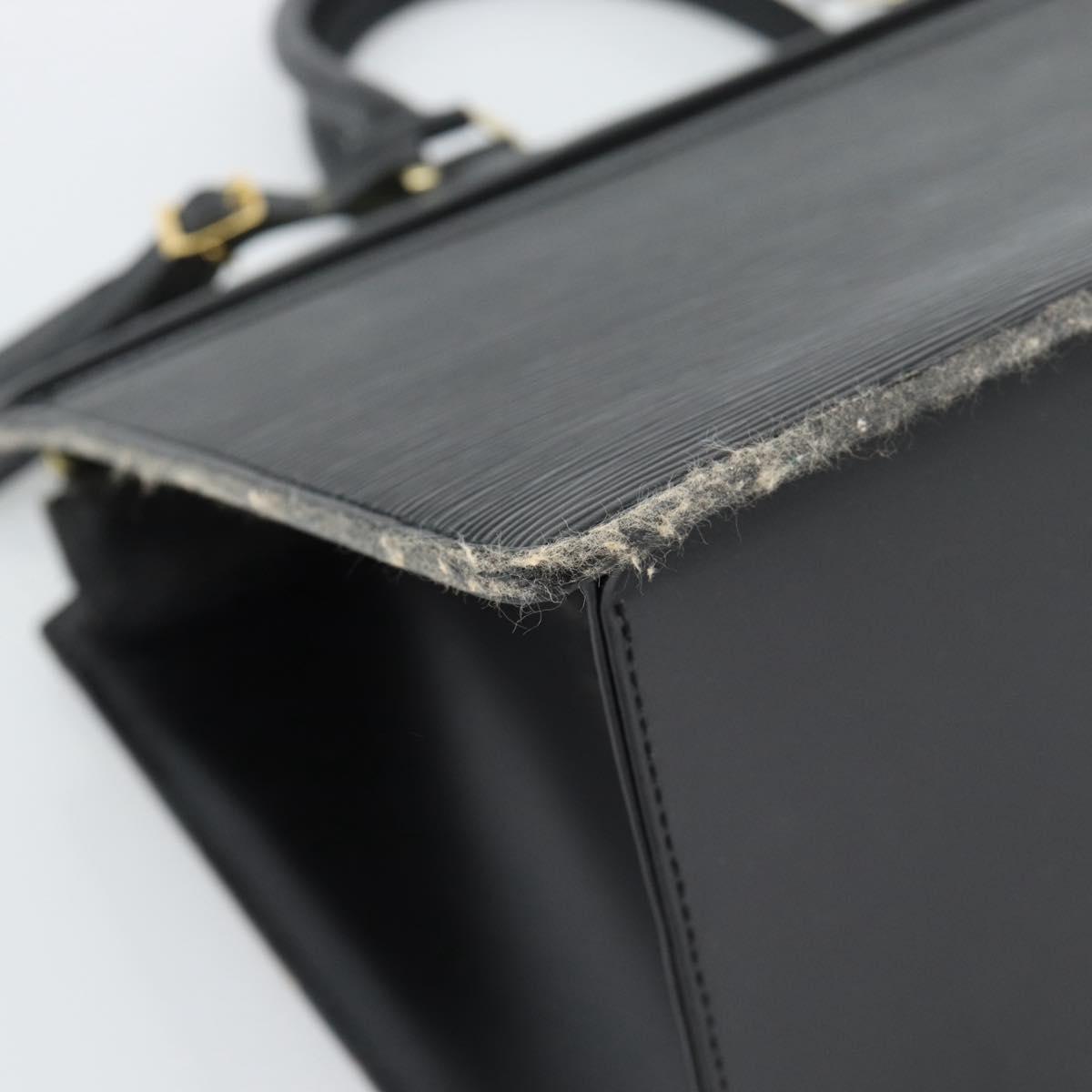 LOUIS VUITTON Epi Riviera Hand Bag Black M48182 LV Auth 188829