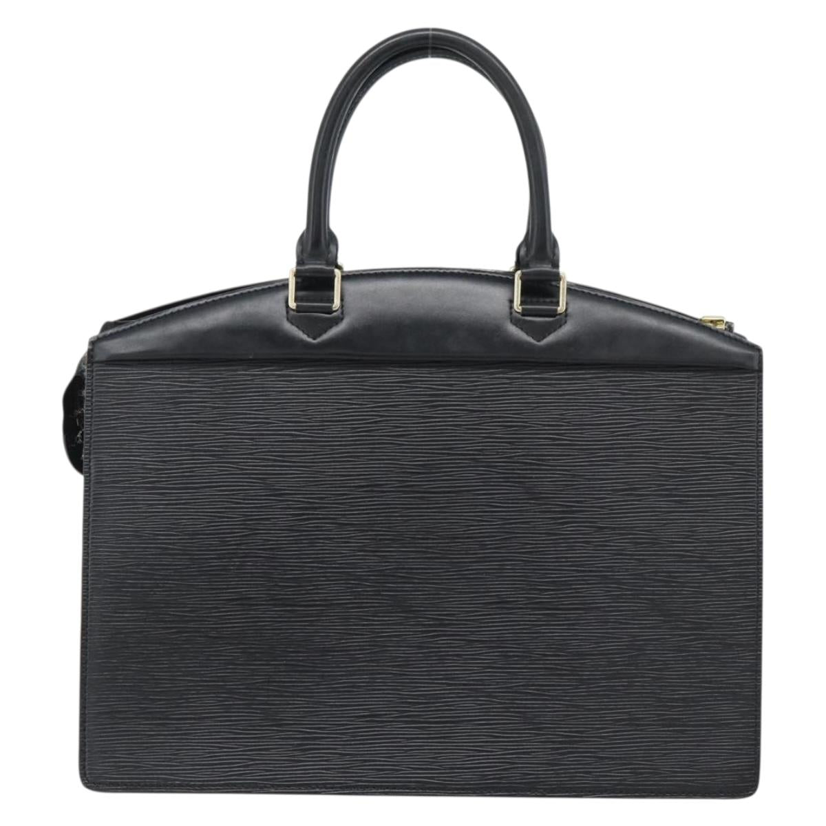 LOUIS VUITTON Epi Riviera Hand Bag Black M48182 LV Auth 188829