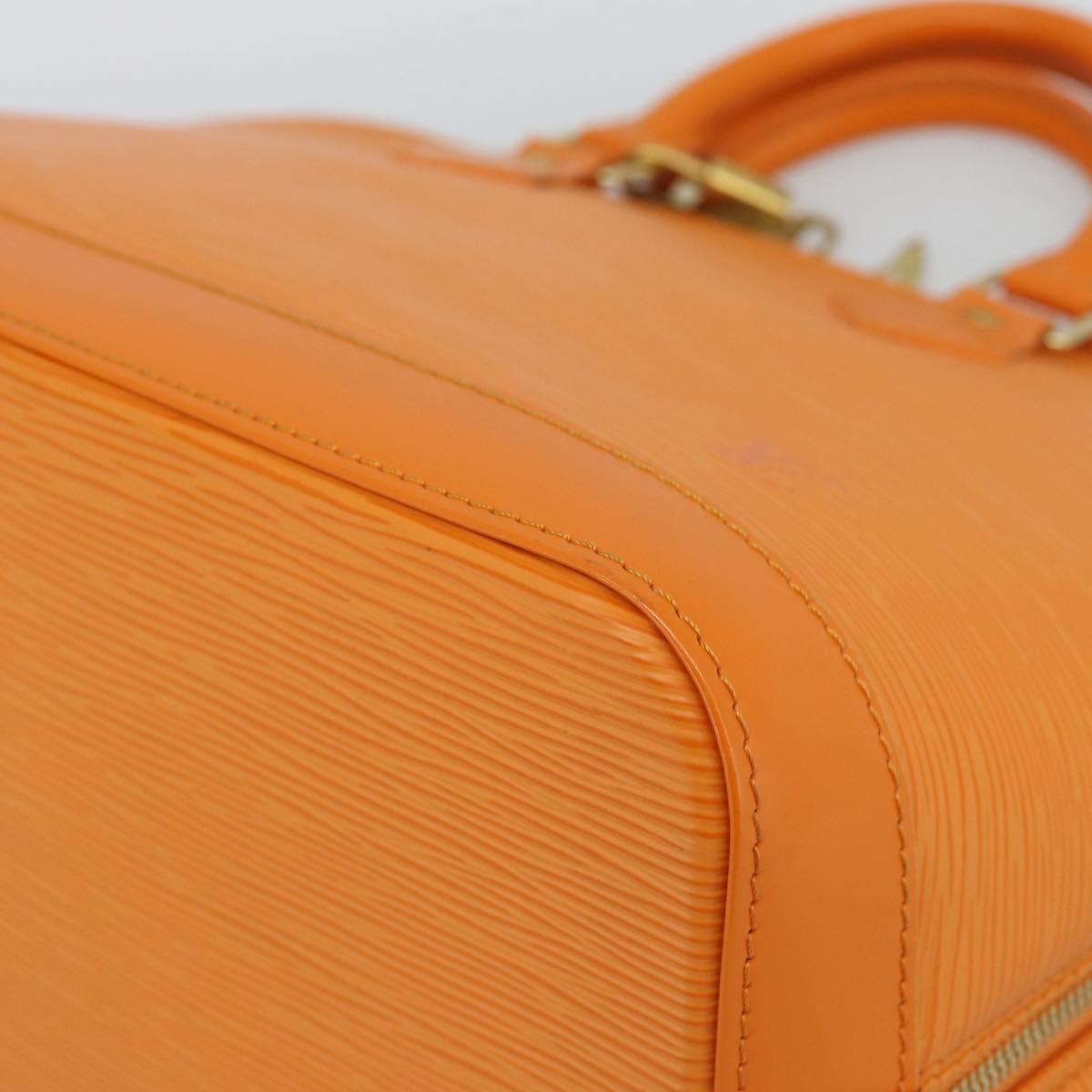 LOUIS VUITTON Epi Alma Hand Bag Orange Mandarin M5214H LV Auth 188830SAV