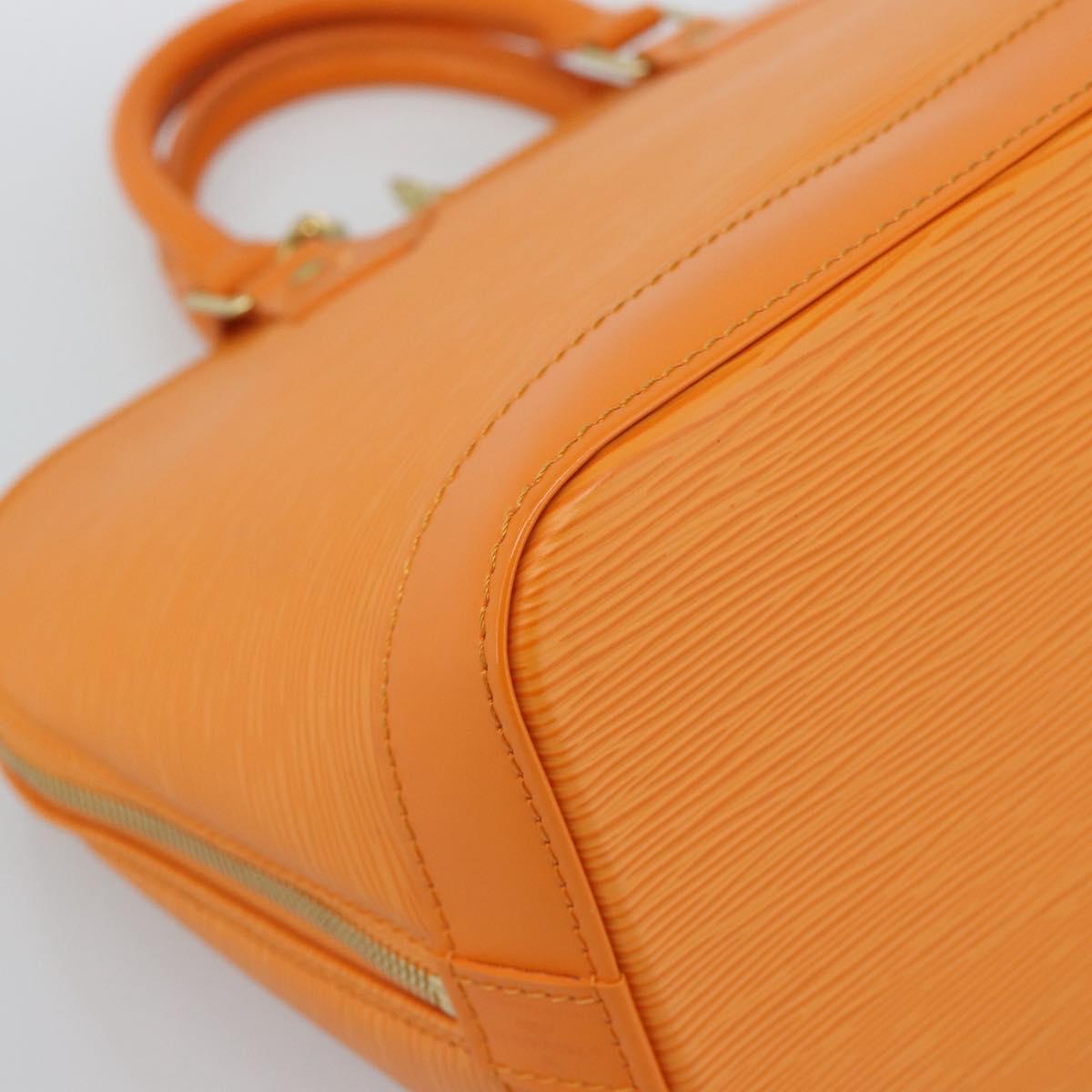 LOUIS VUITTON Epi Alma Hand Bag Orange Mandarin M5214H LV Auth 188830SAV