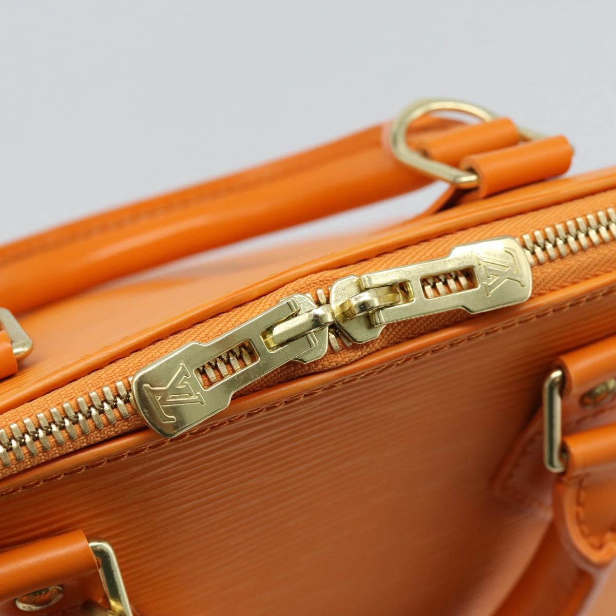 LOUIS VUITTON Epi Alma Hand Bag Orange Mandarin M5214H LV Auth 188830SAV