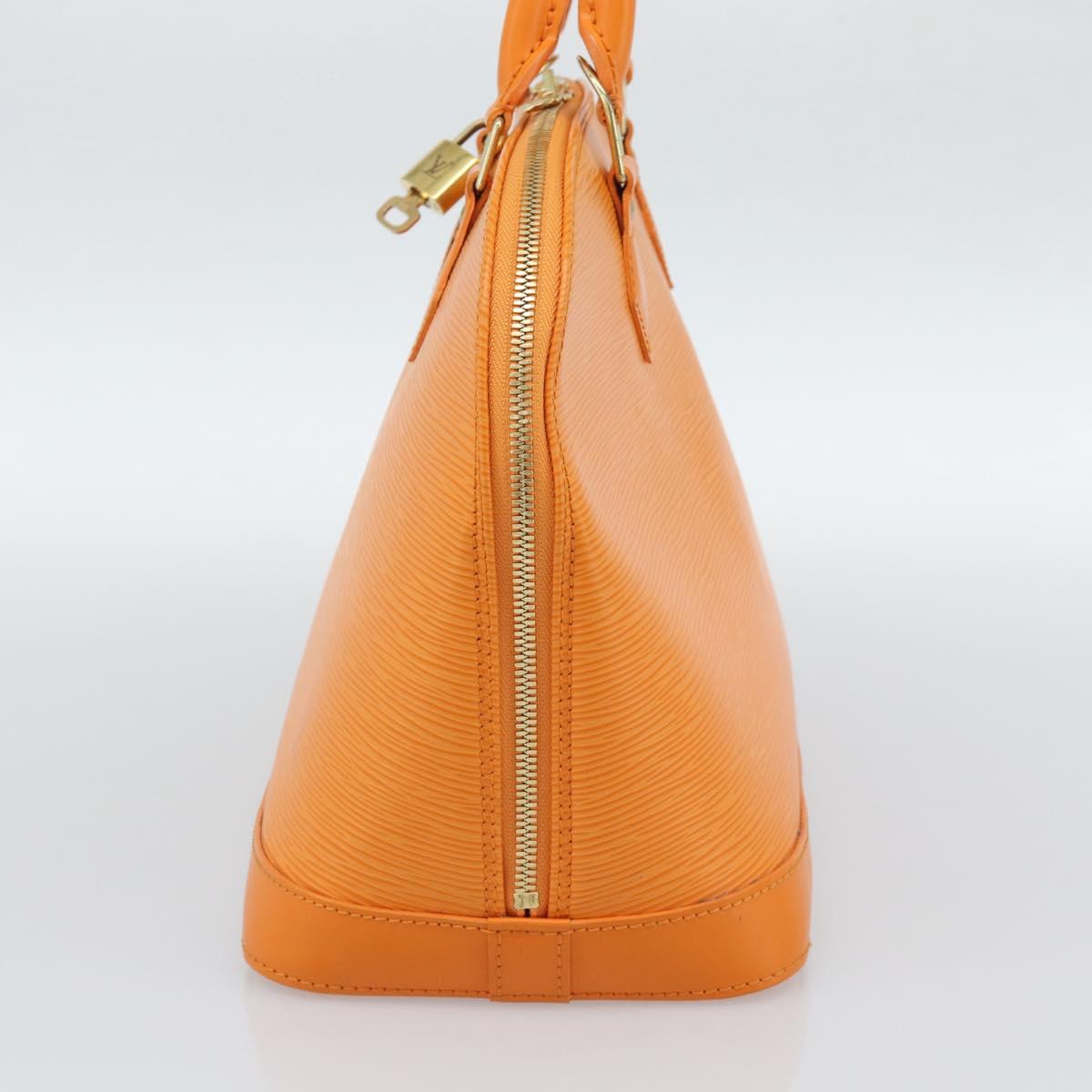 LOUIS VUITTON Epi Alma Hand Bag Orange Mandarin M5214H LV Auth 188830SAV