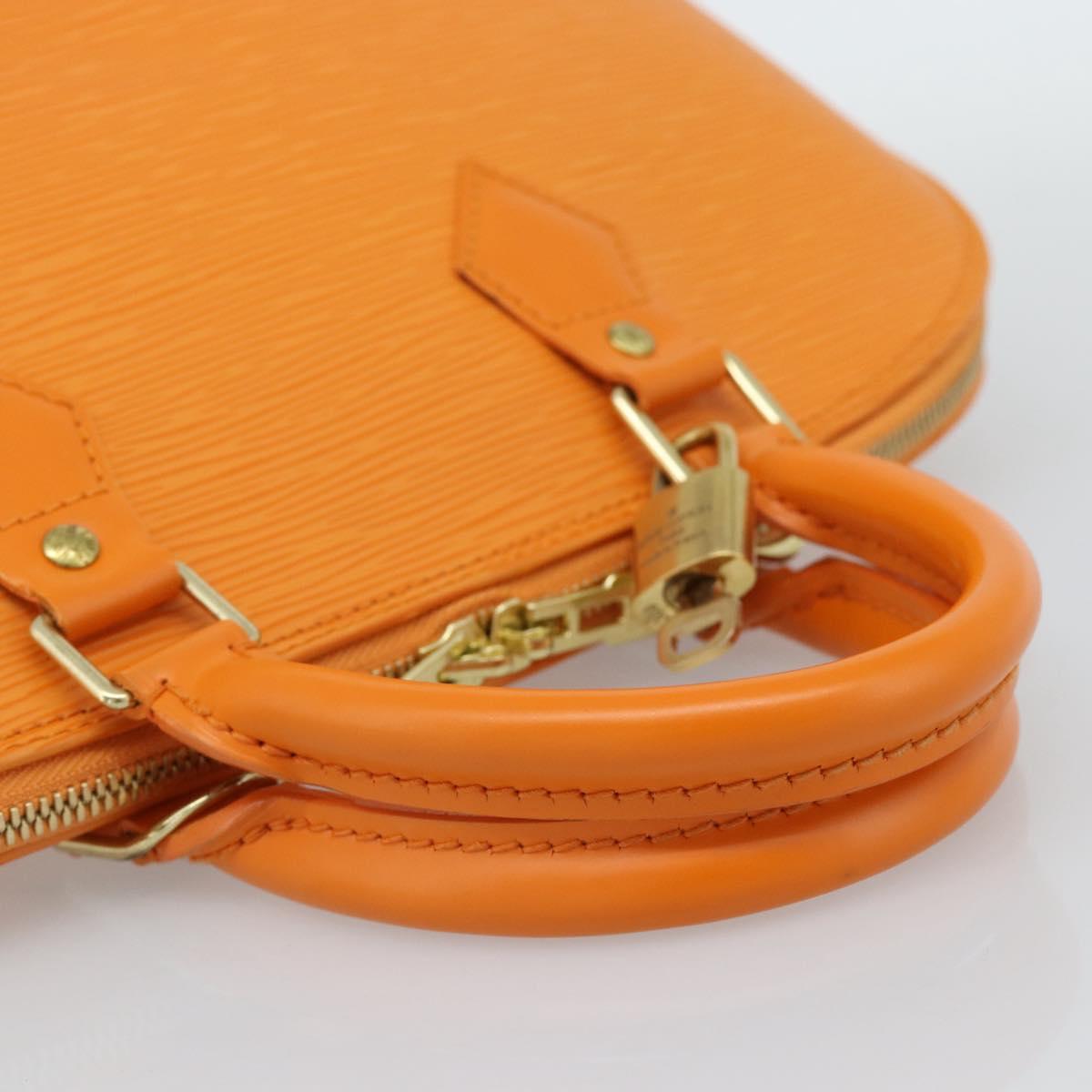 LOUIS VUITTON Epi Alma Hand Bag Orange Mandarin M5214H LV Auth 188830SAV