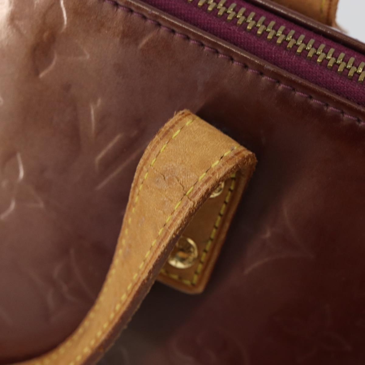 LOUIS VUITTON Monogram Vernis Bellevue PM Hand Bag Violet M93584 LV Auth 188831