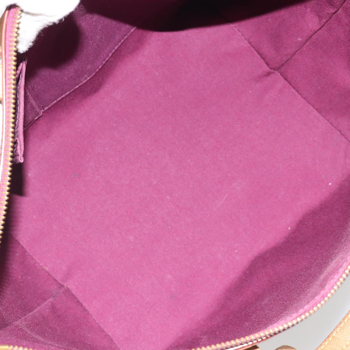 LOUIS VUITTON Monogram Vernis Bellevue PM Hand Bag Violet M93584 LV Auth 188831