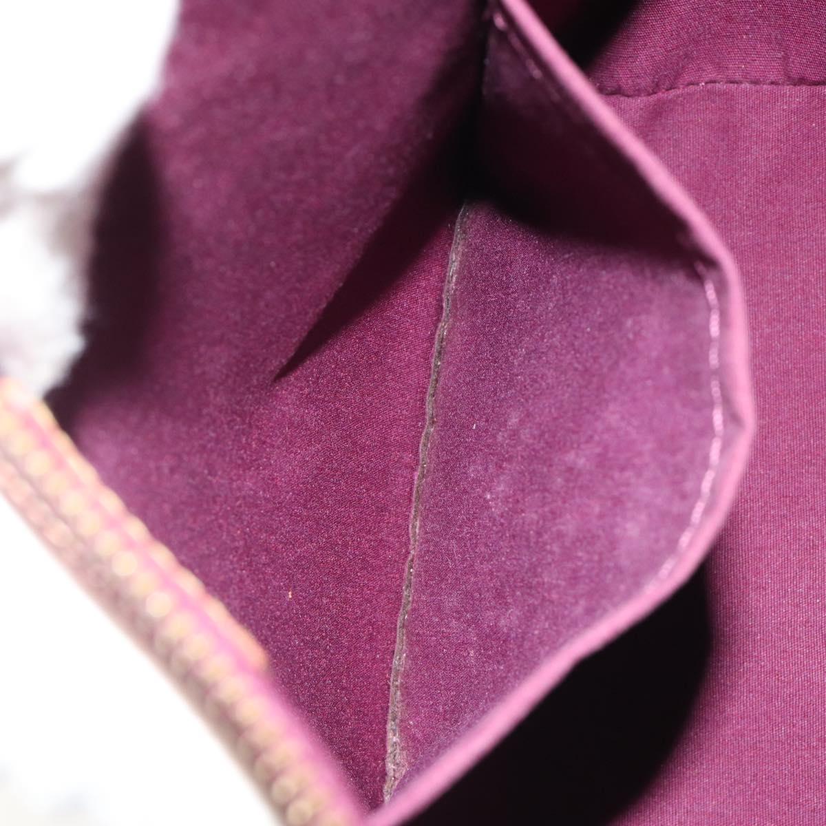 LOUIS VUITTON Monogram Vernis Bellevue PM Hand Bag Violet M93584 LV Auth 188831