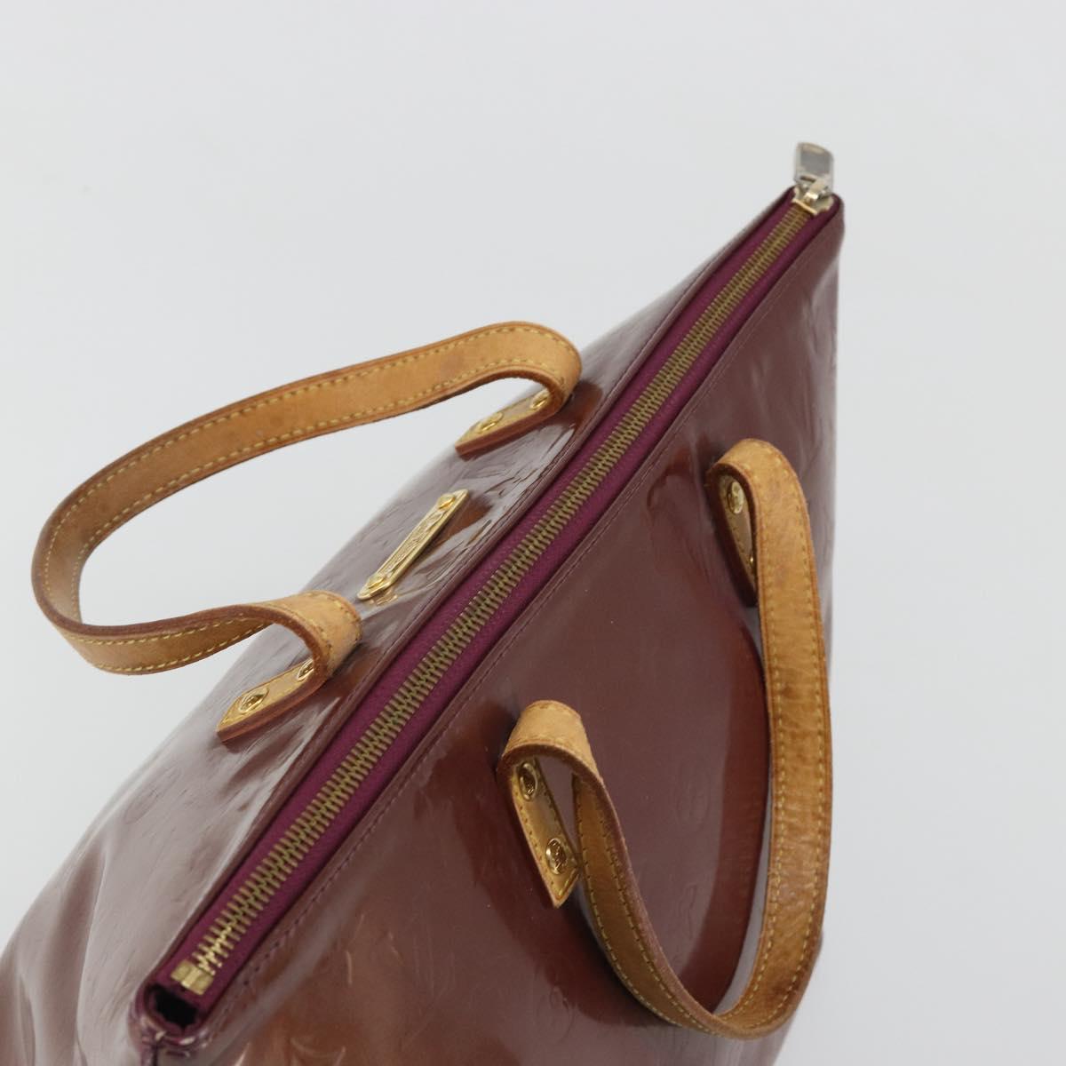 LOUIS VUITTON Monogram Vernis Bellevue PM Hand Bag Violet M93584 LV Auth 188831