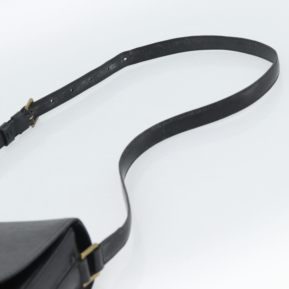 LOUIS VUITTON Epi Saint Cloud GM Shoulder Bag Black Noir M52192 LV Auth 188832