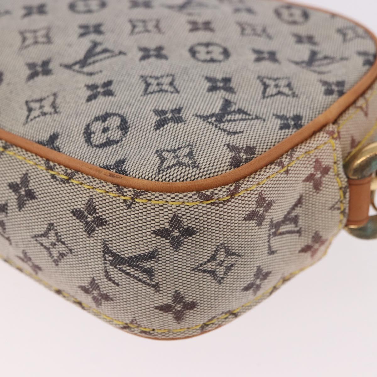 LOUIS VUITTON Monogram Mini Juliet MM Shoulder Bag Blue M92004 LV Auth 188834