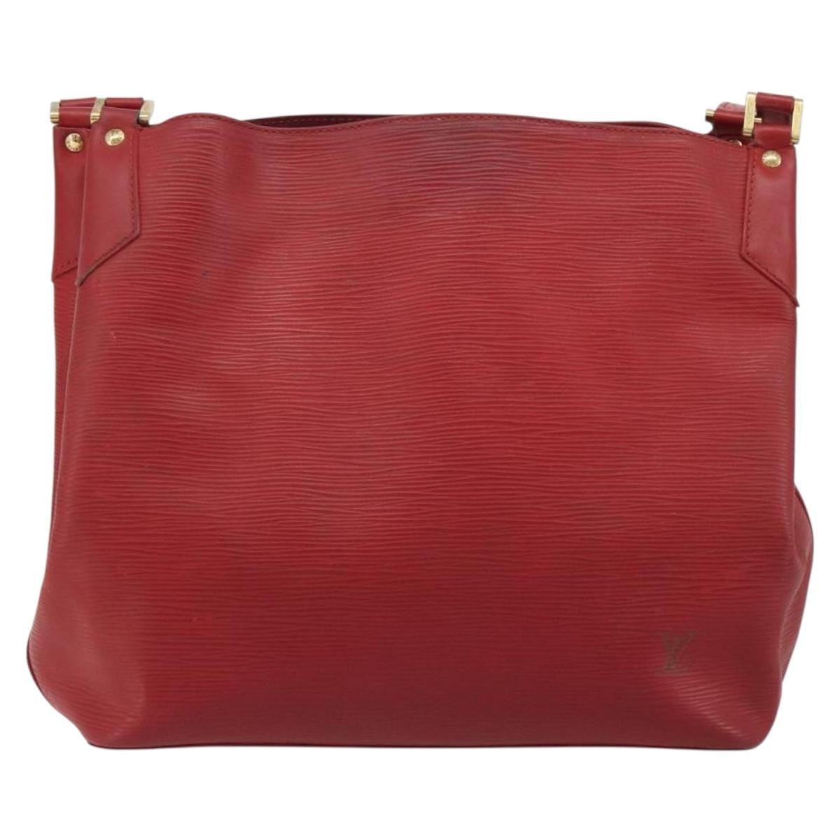 LOUIS VUITTON Epi Mandala MM Shoulder Bag Red M5889E LV Auth 188841