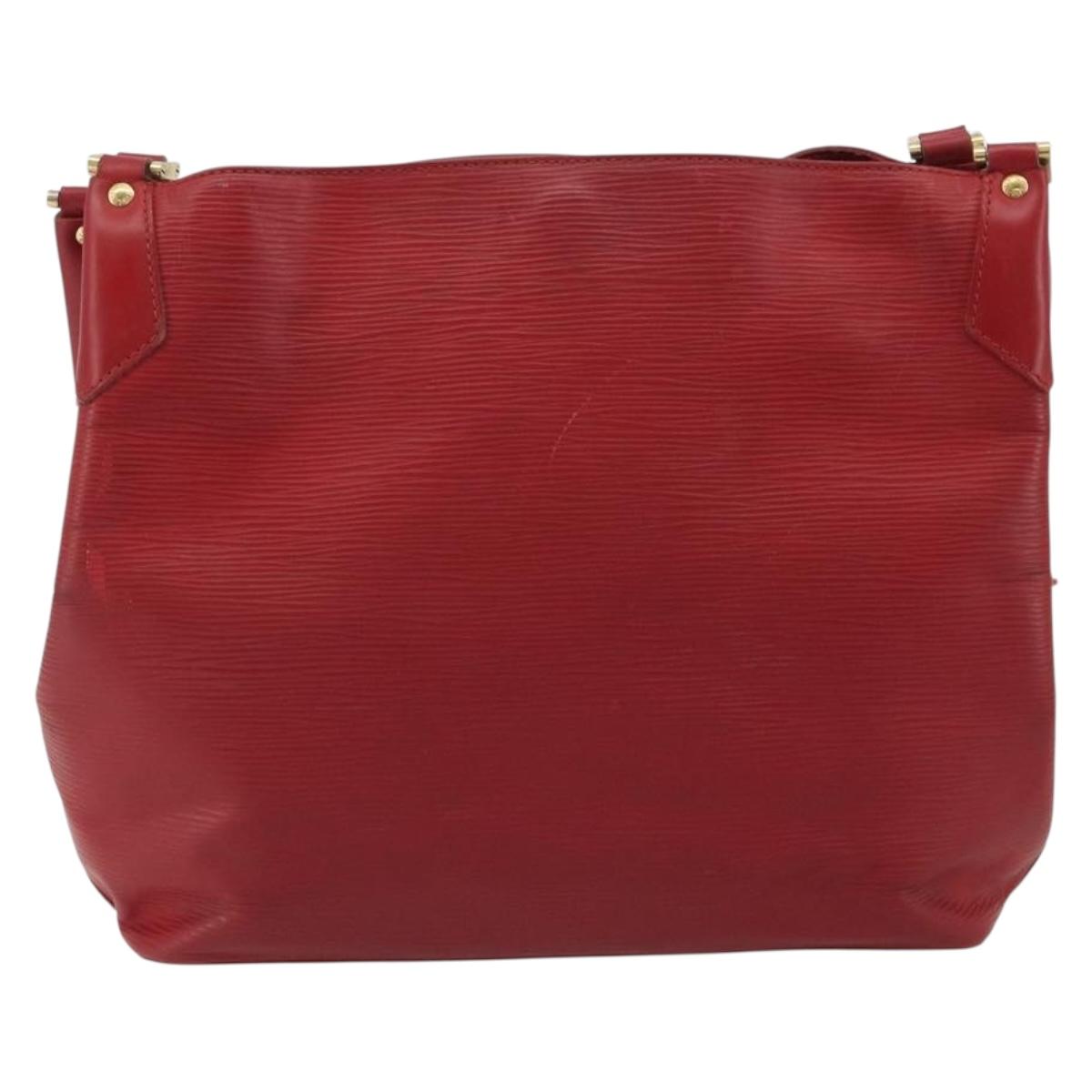 LOUIS VUITTON Epi Mandala MM Shoulder Bag Red M5889E LV Auth 188841