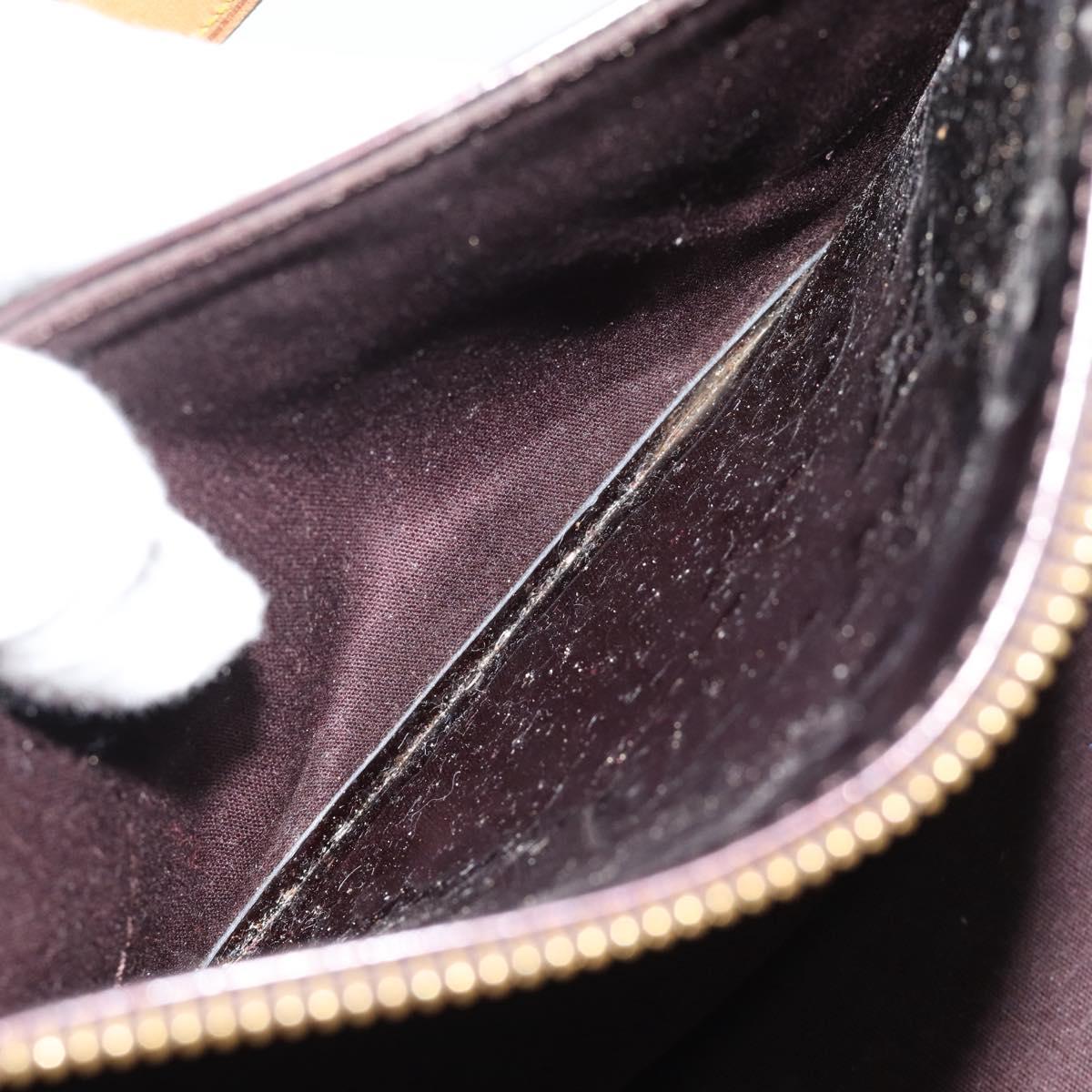 LOUIS VUITTON Monogram Vernis Rosewood Avenue Bag Amarante M93510 Auth 188850