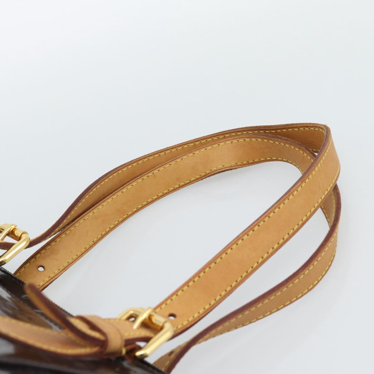 LOUIS VUITTON Monogram Vernis Rosewood Avenue Bag Amarante M93510 Auth 188850