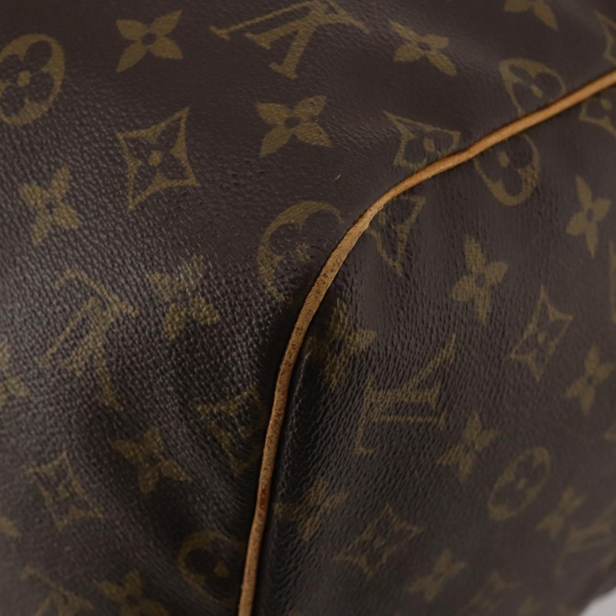 LOUIS VUITTON Monogram Sac Souple 55 Boston Bag M41622 LV Auth 188856
