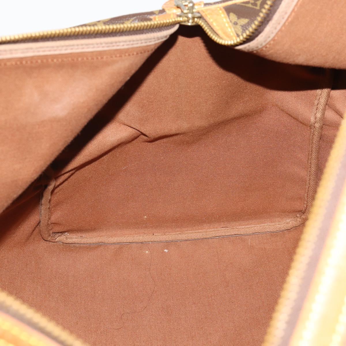 LOUIS VUITTON Monogram Sac Souple 55 Boston Bag M41622 LV Auth 188856