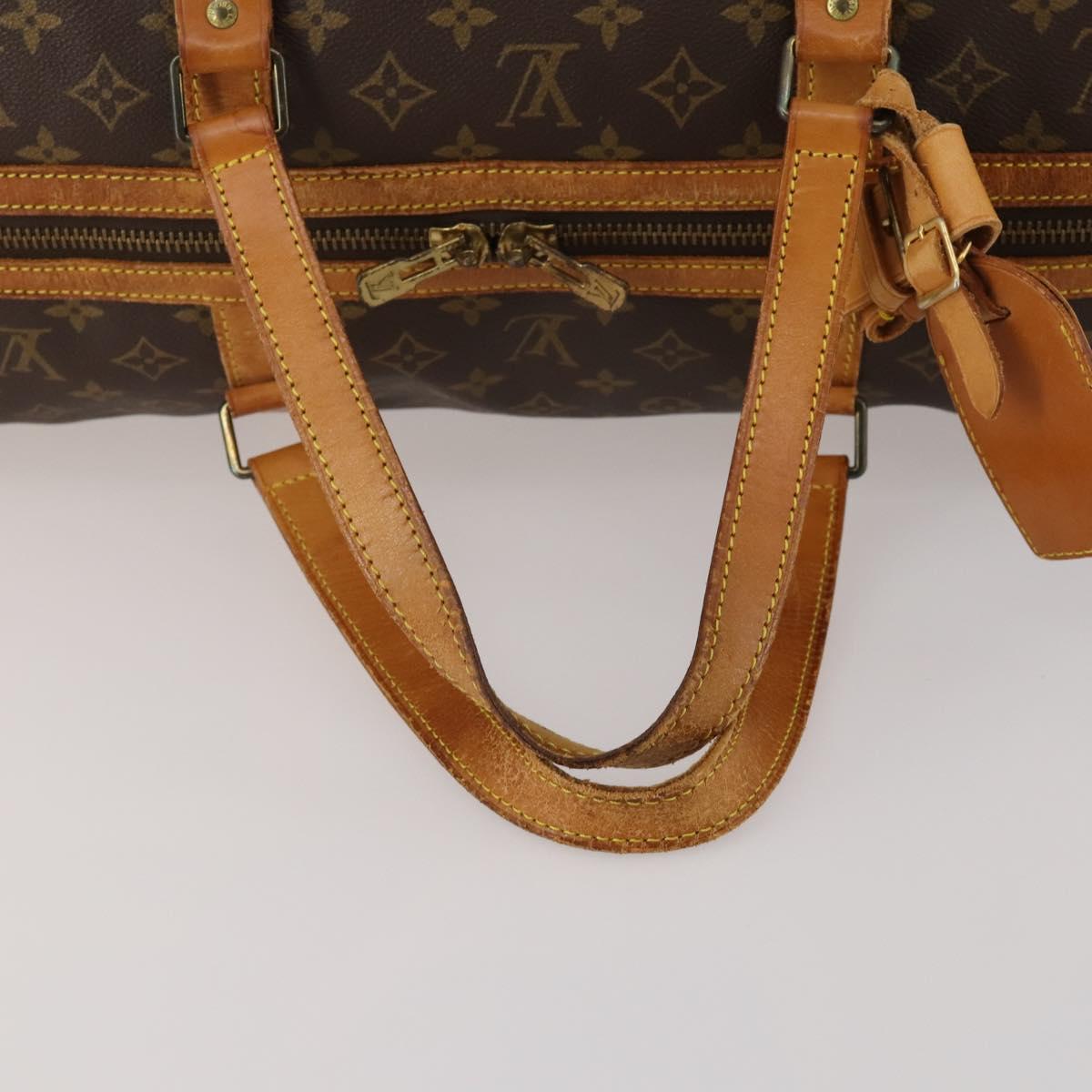 LOUIS VUITTON Monogram Sac Souple 55 Boston Bag M41622 LV Auth 188856