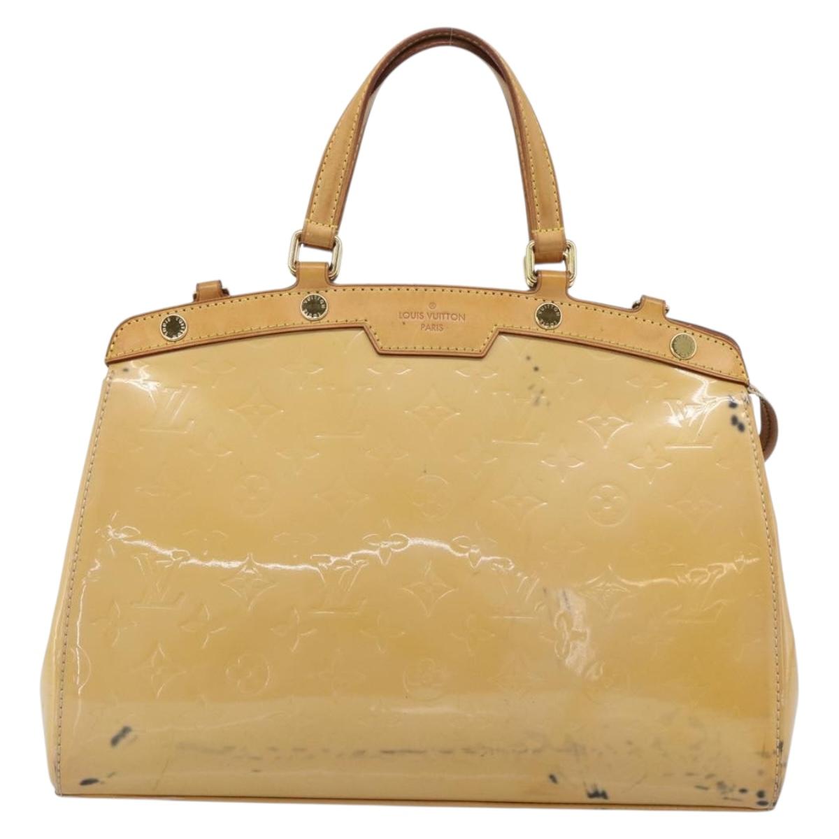 LOUIS VUITTON Vernis Blair MM Hand Bag 2way Rose Flow Lantern M91621 Auth 188859