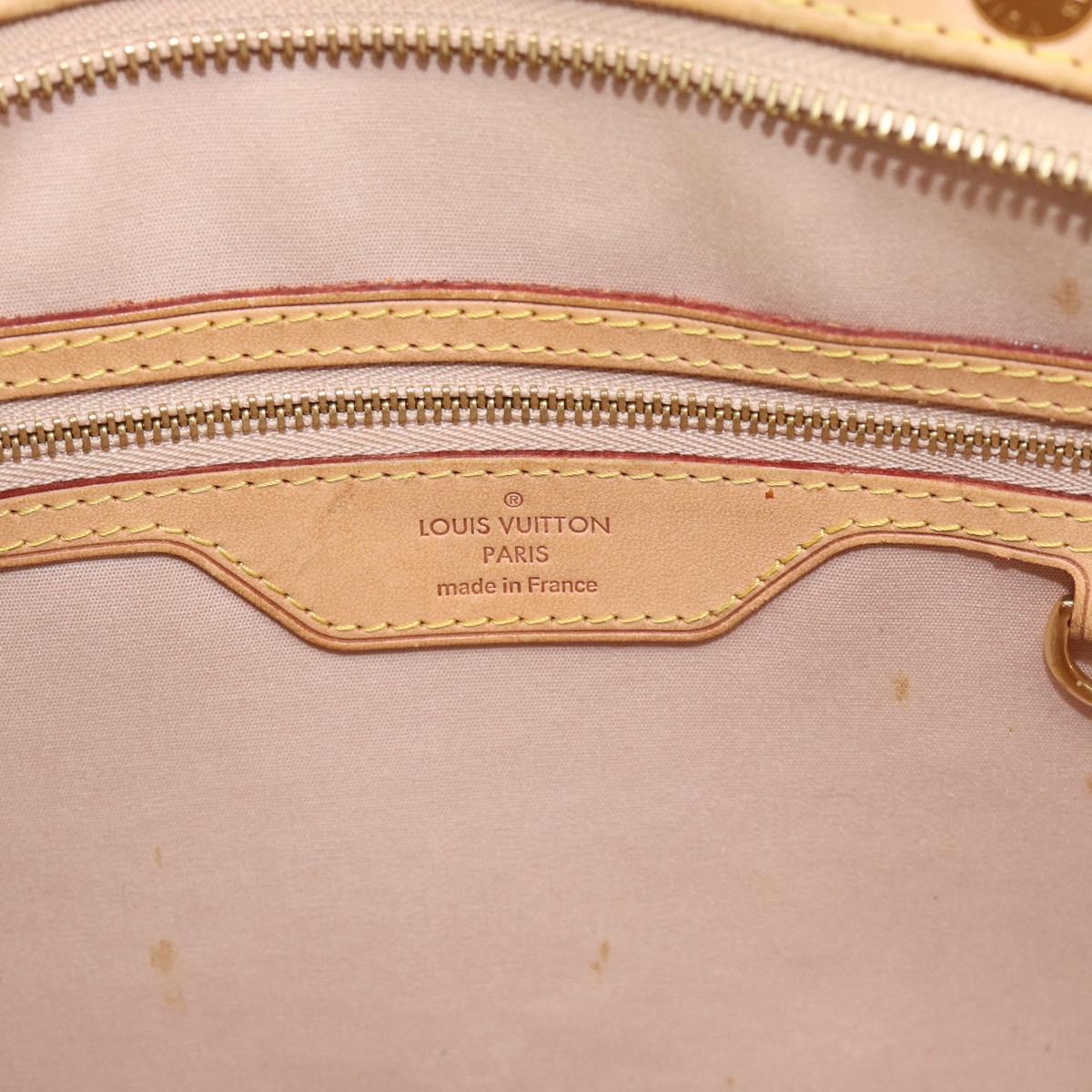 LOUIS VUITTON Vernis Blair MM Hand Bag 2way Rose Flow Lantern M91621 Auth 188859
