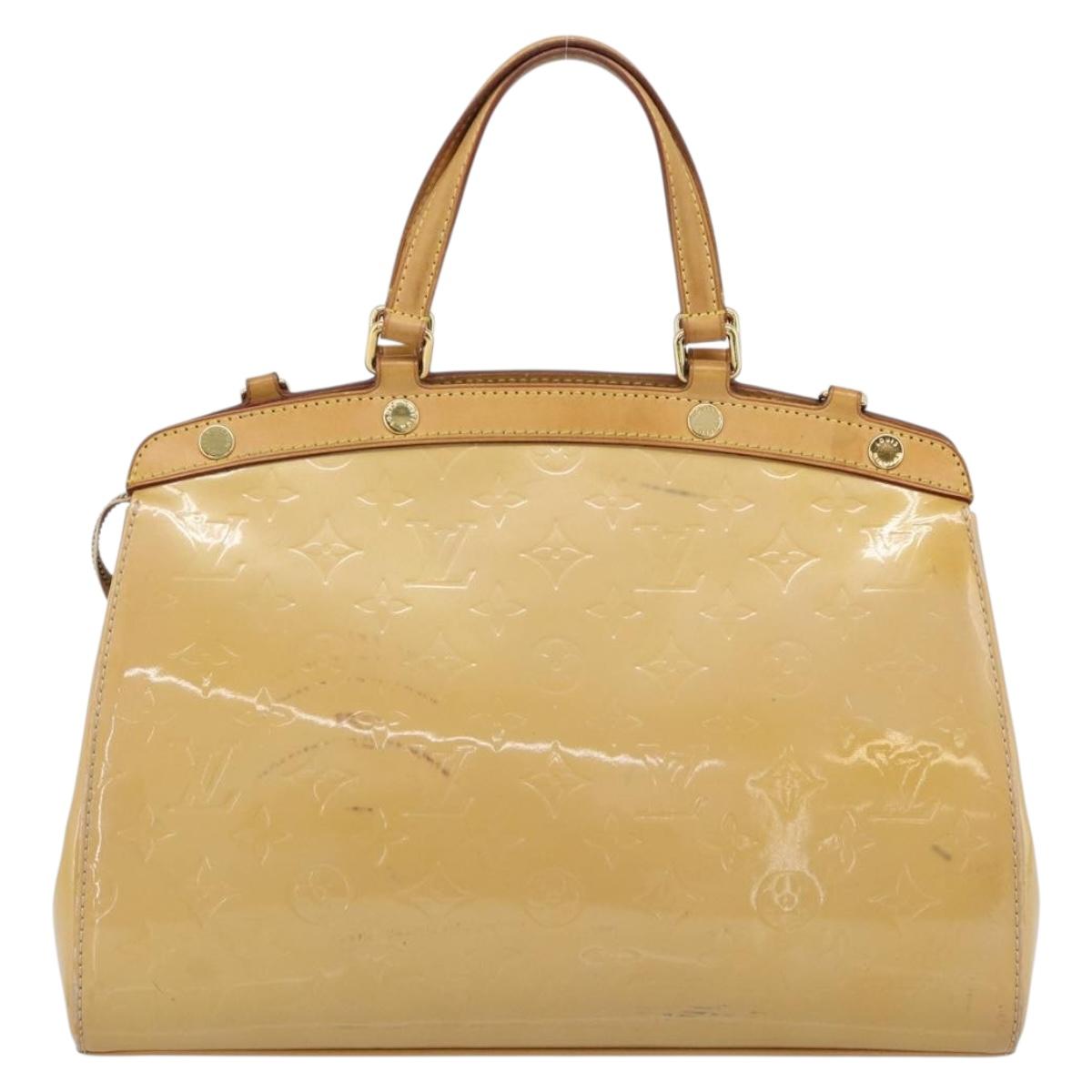 LOUIS VUITTON Vernis Blair MM Hand Bag 2way Rose Flow Lantern M91621 Auth 188859
