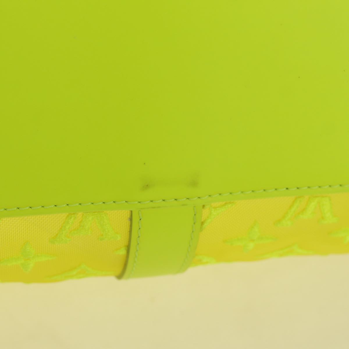 LOUIS VUITTON See Through Keepall Bandouliere 50 Bag Yellow M55380 Auth 188862SAM