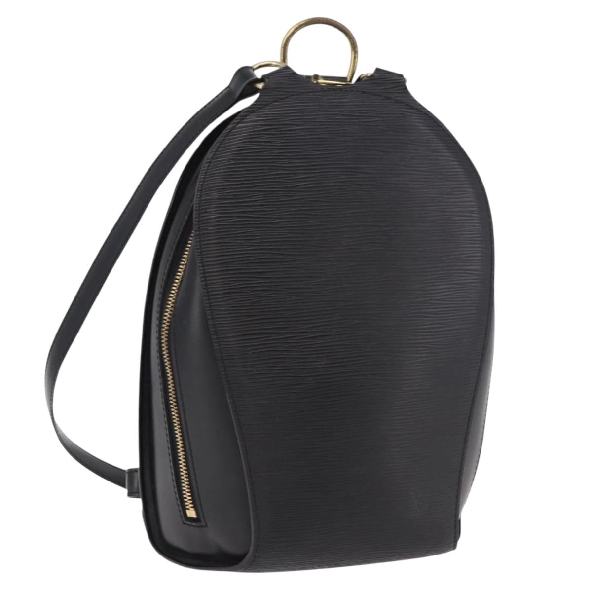 LOUIS VUITTON Epi Mabillon Backpack Black M52232 LV Auth 188865