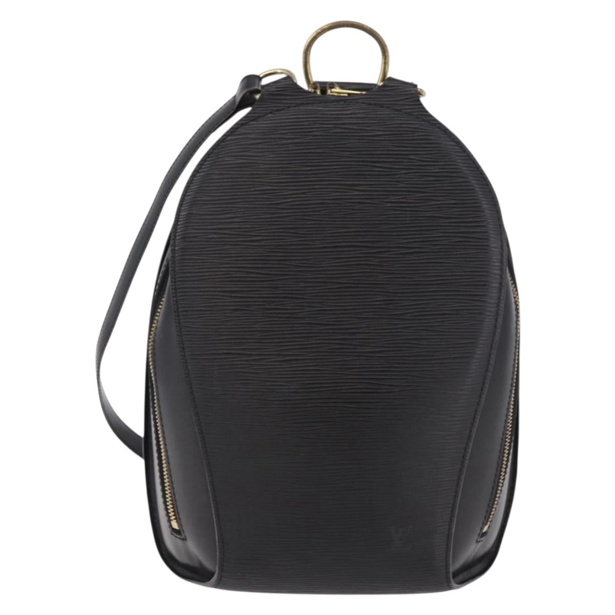 LOUIS VUITTON Epi Mabillon Backpack Black M52232 LV Auth 188865