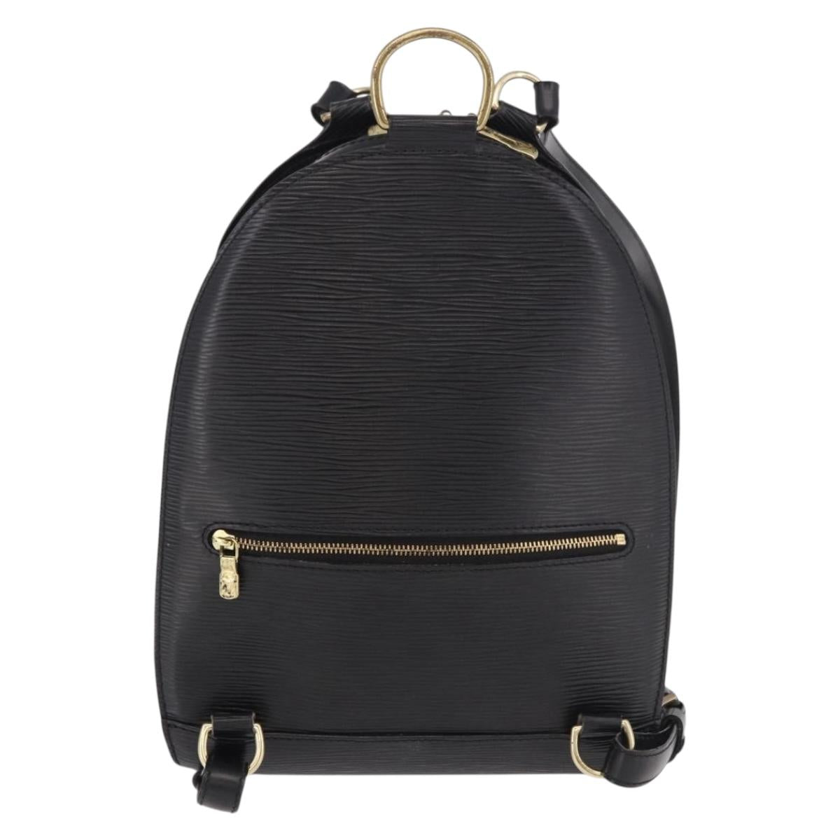 LOUIS VUITTON Epi Mabillon Backpack Black M52232 LV Auth 188865