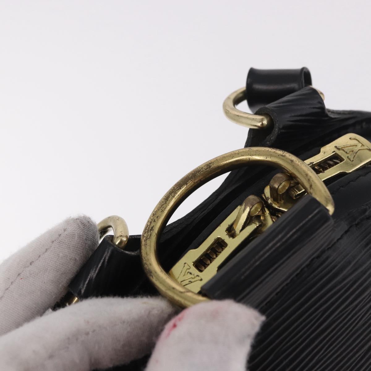 LOUIS VUITTON Epi Mabillon Backpack Black M52232 LV Auth 188865