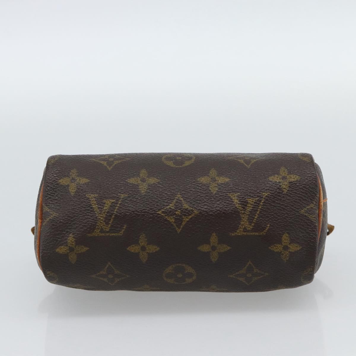 LOUIS VUITTON Monogram Mini Speedy Hand Bag M41534 LV Auth 188873