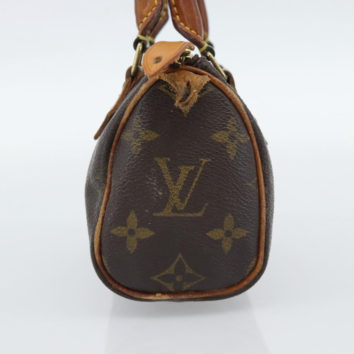 LOUIS VUITTON Monogram Mini Speedy Hand Bag M41534 LV Auth 188873