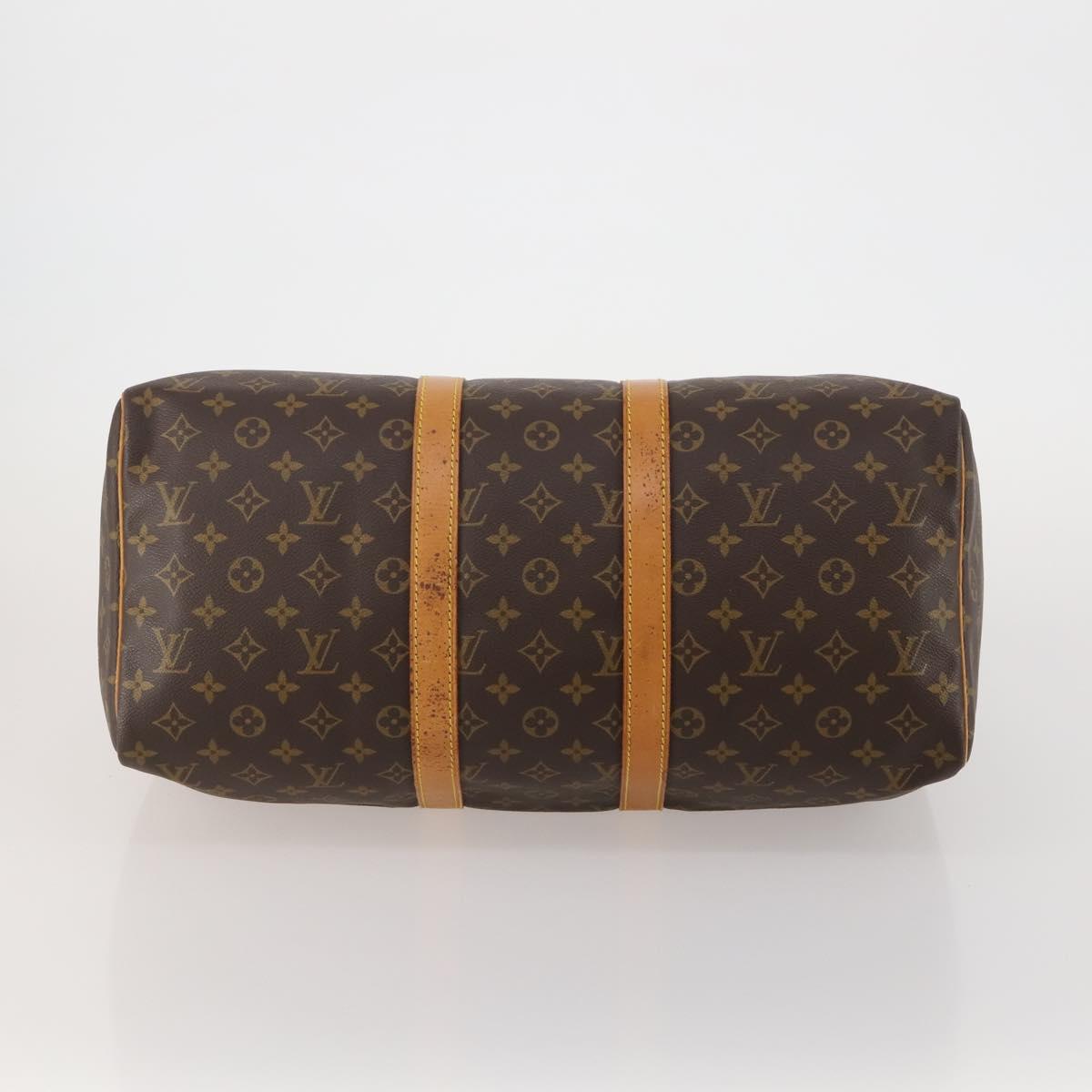 LOUIS VUITTON Monogram Keepall 45 Boston Bag M41428 LV Auth 188877