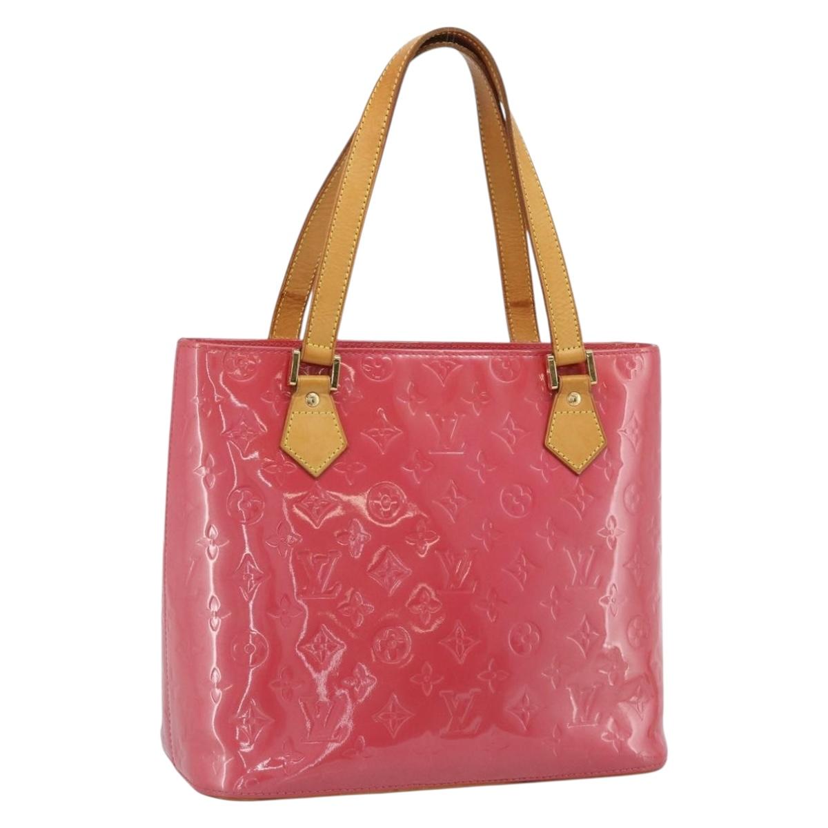 LOUIS VUITTON Monogram Vernis Houston Hand Bag Fran Boise M9135F LV Auth 188881A