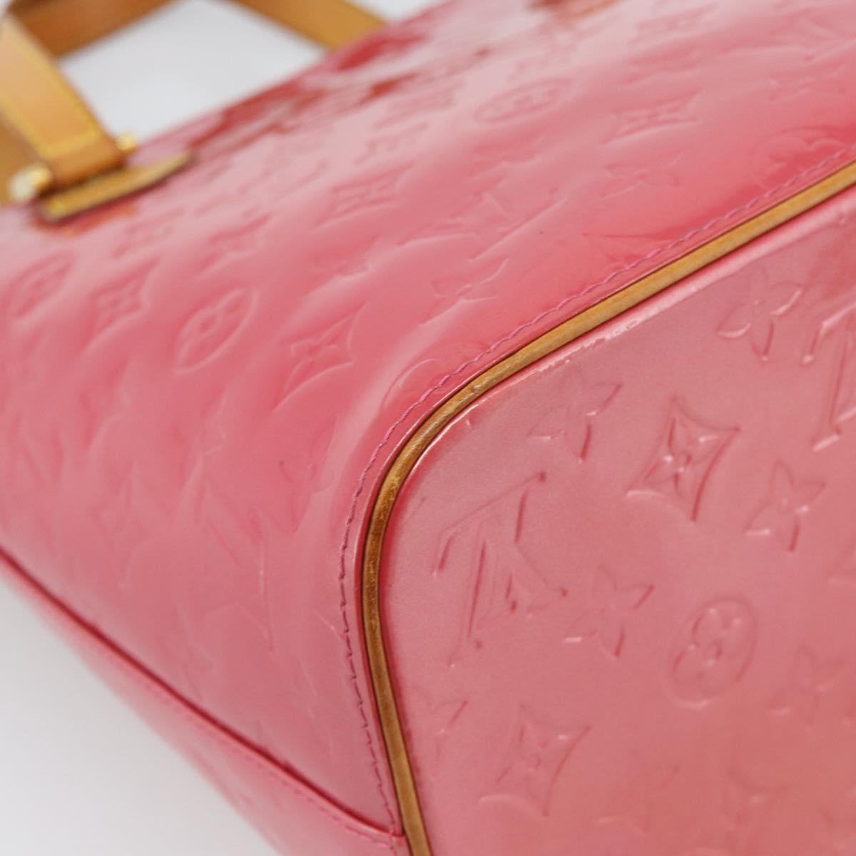 LOUIS VUITTON Monogram Vernis Houston Hand Bag Fran Boise M9135F LV Auth 188881A