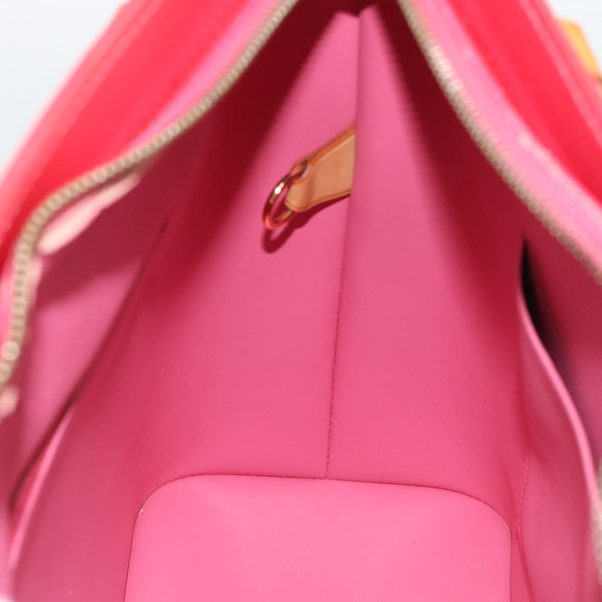 LOUIS VUITTON Monogram Vernis Houston Hand Bag Fran Boise M9135F LV Auth 188881A