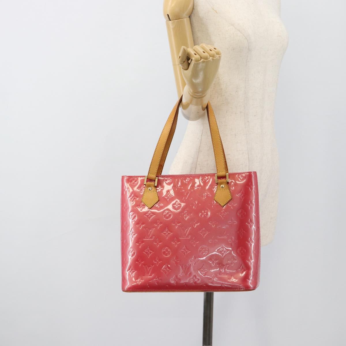 LOUIS VUITTON Monogram Vernis Houston Hand Bag Fran Boise M9135F LV Auth 188881A