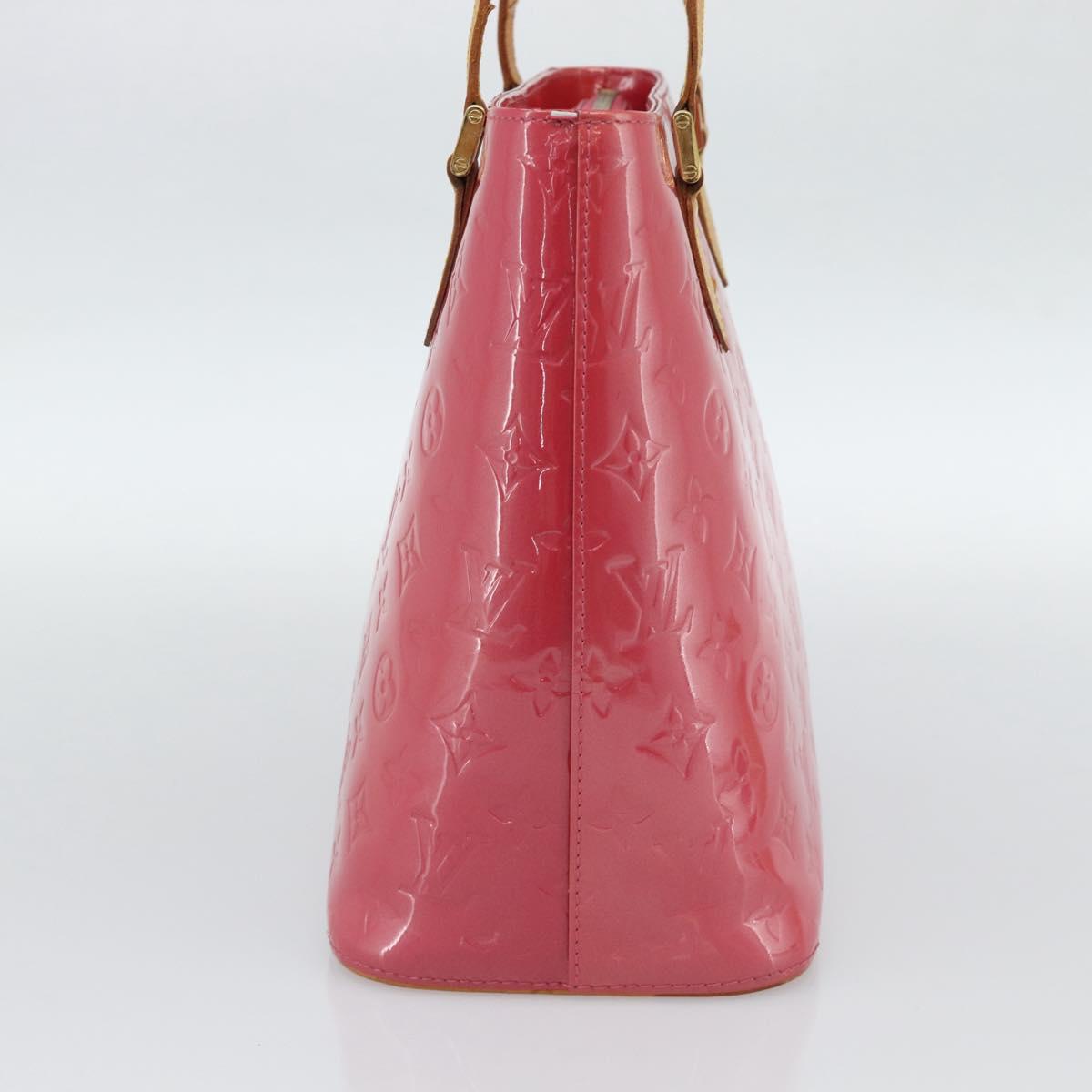 LOUIS VUITTON Monogram Vernis Houston Hand Bag Fran Boise M9135F LV Auth 188881A