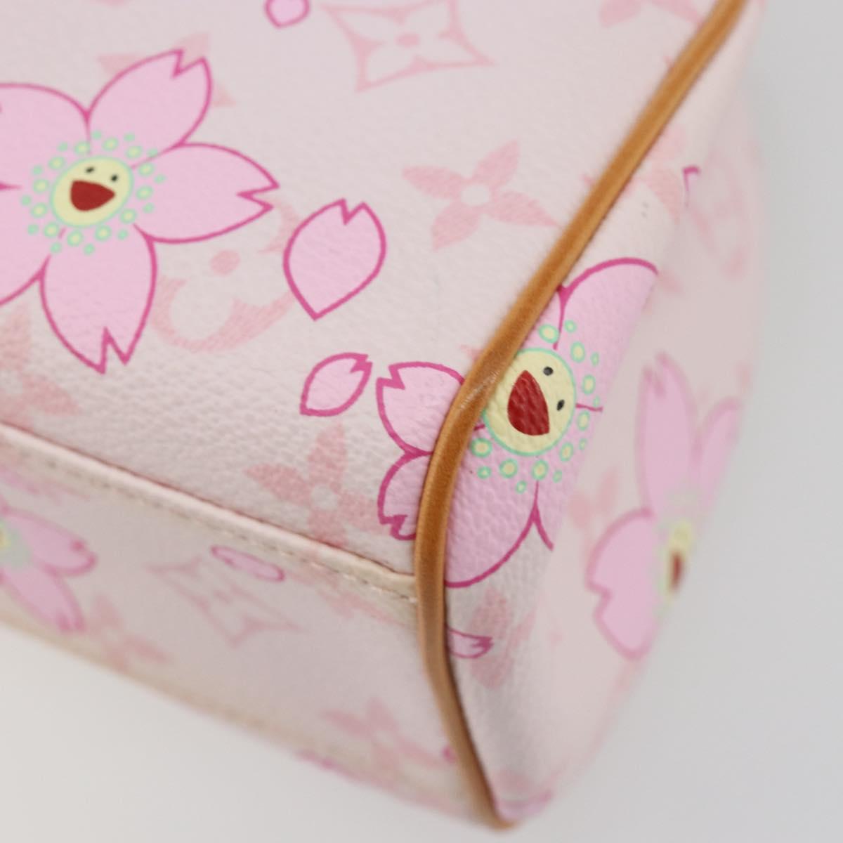 LOUIS VUITTON Cherry Blossom Sac Retro PM Hand Bag Pink M92013 LV Auth 188882SAM