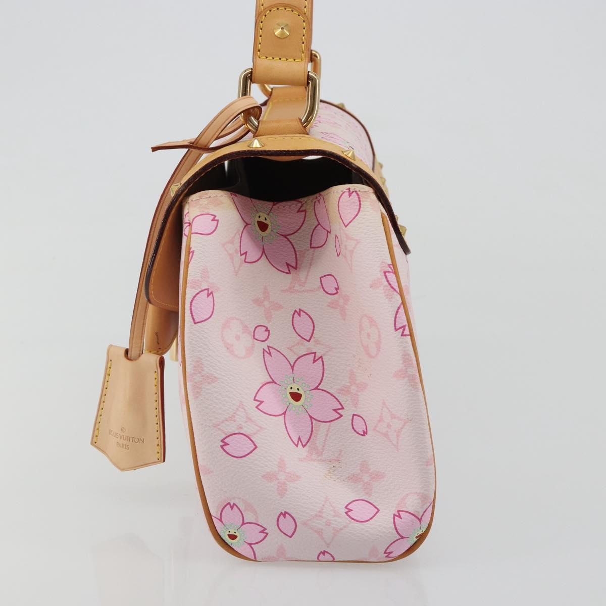 LOUIS VUITTON Cherry Blossom Sac Retro PM Hand Bag Pink M92013 LV Auth 188882SAM