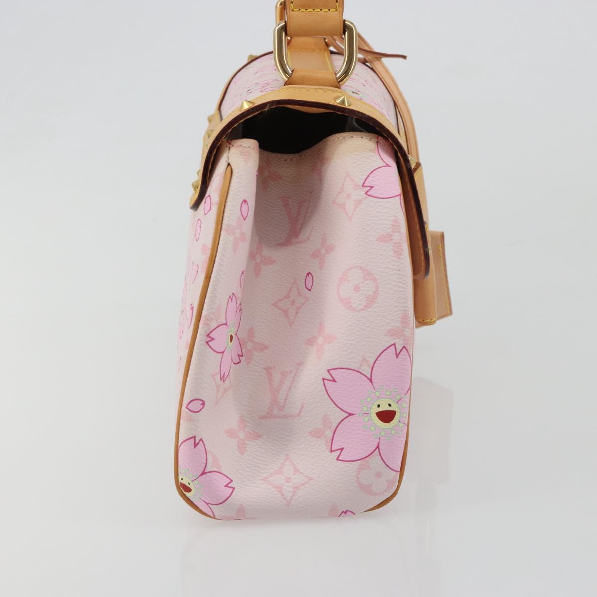 LOUIS VUITTON Cherry Blossom Sac Retro PM Hand Bag Pink M92013 LV Auth 188882SAM