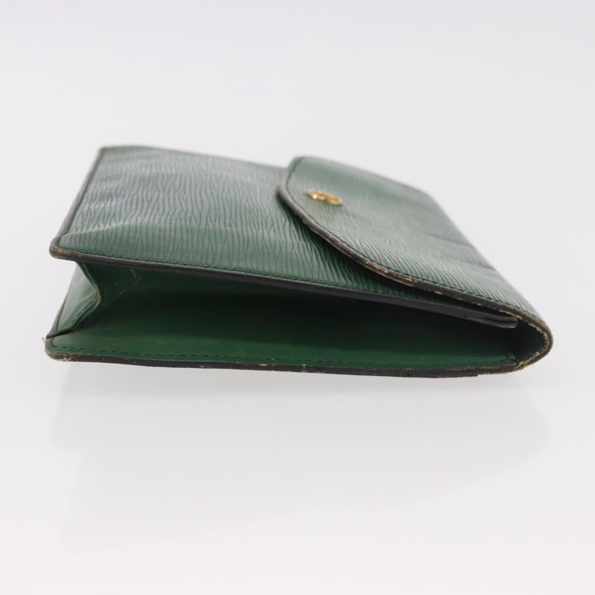 LOUIS VUITTON Epi Montaigne 27 Clutch Bag Green M52654 LV Auth 188920