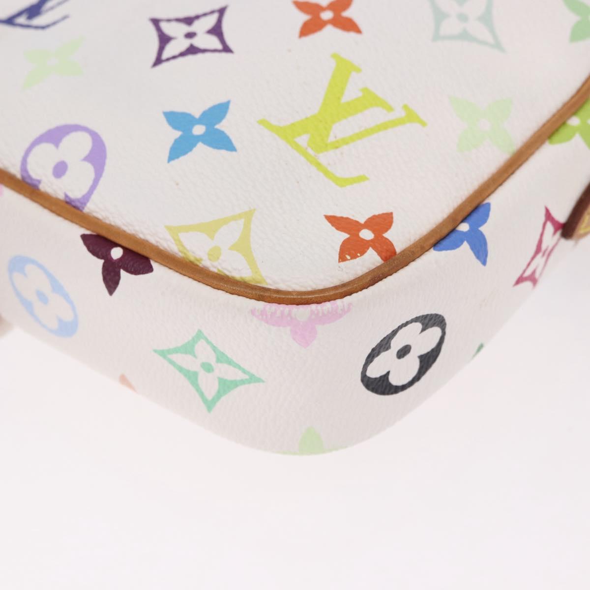 LOUIS VUITTON Monogram Multicolor Lift Shoulder Bag White M40055 LV Auth 188921
