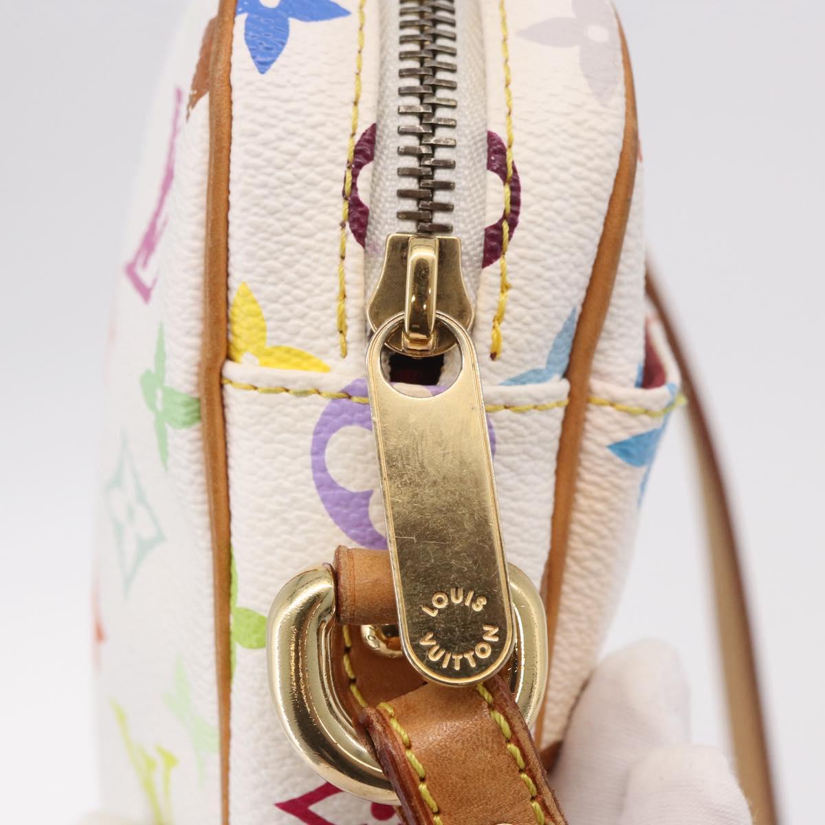 LOUIS VUITTON Monogram Multicolor Lift Shoulder Bag White M40055 LV Auth 188921
