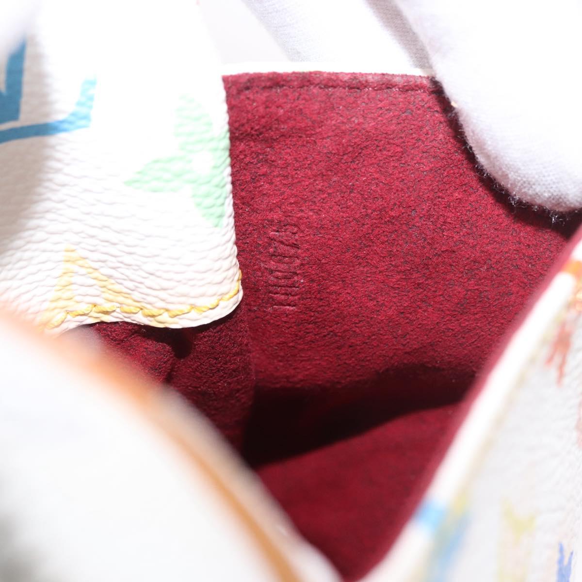 LOUIS VUITTON Monogram Multicolor Lift Shoulder Bag White M40055 LV Auth 188921