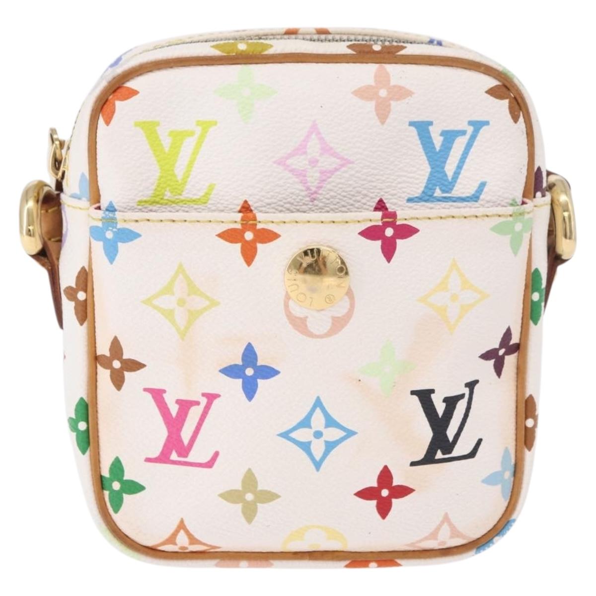 LOUIS VUITTON Monogram Multicolor Lift Shoulder Bag White M40055 LV Auth 188921