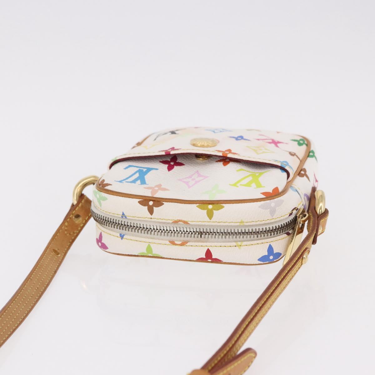 LOUIS VUITTON Monogram Multicolor Lift Shoulder Bag White M40055 LV Auth 188921